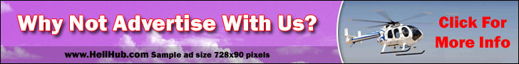 HeliHub.com advertising space - Banner 728x90 pixels